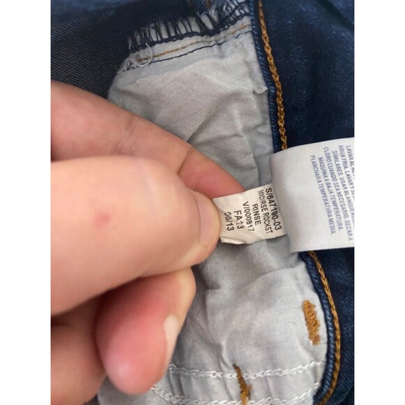 Old Navy The Rockstar Womens Jeans Blue Skinny Ankle Length Pockets Size 2 - Picture 13 of 13